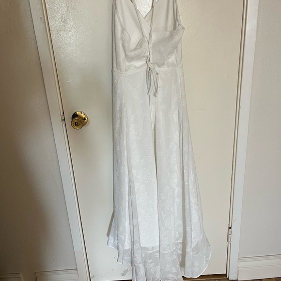NWOT Lulus white high-low dress - Picture 4 of 4